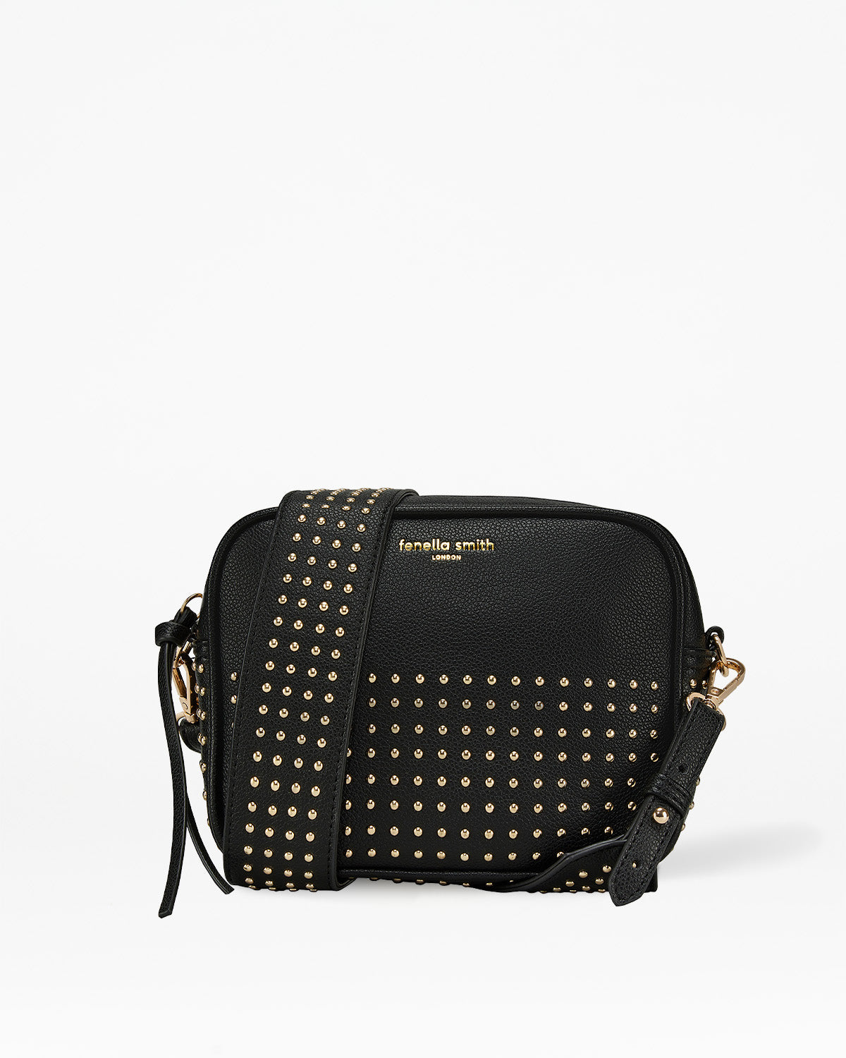 relove - Black Studded Lulu Crossbody Bag