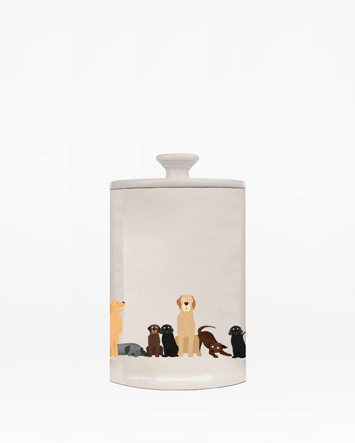Dog Bowl and Treat Jar Set