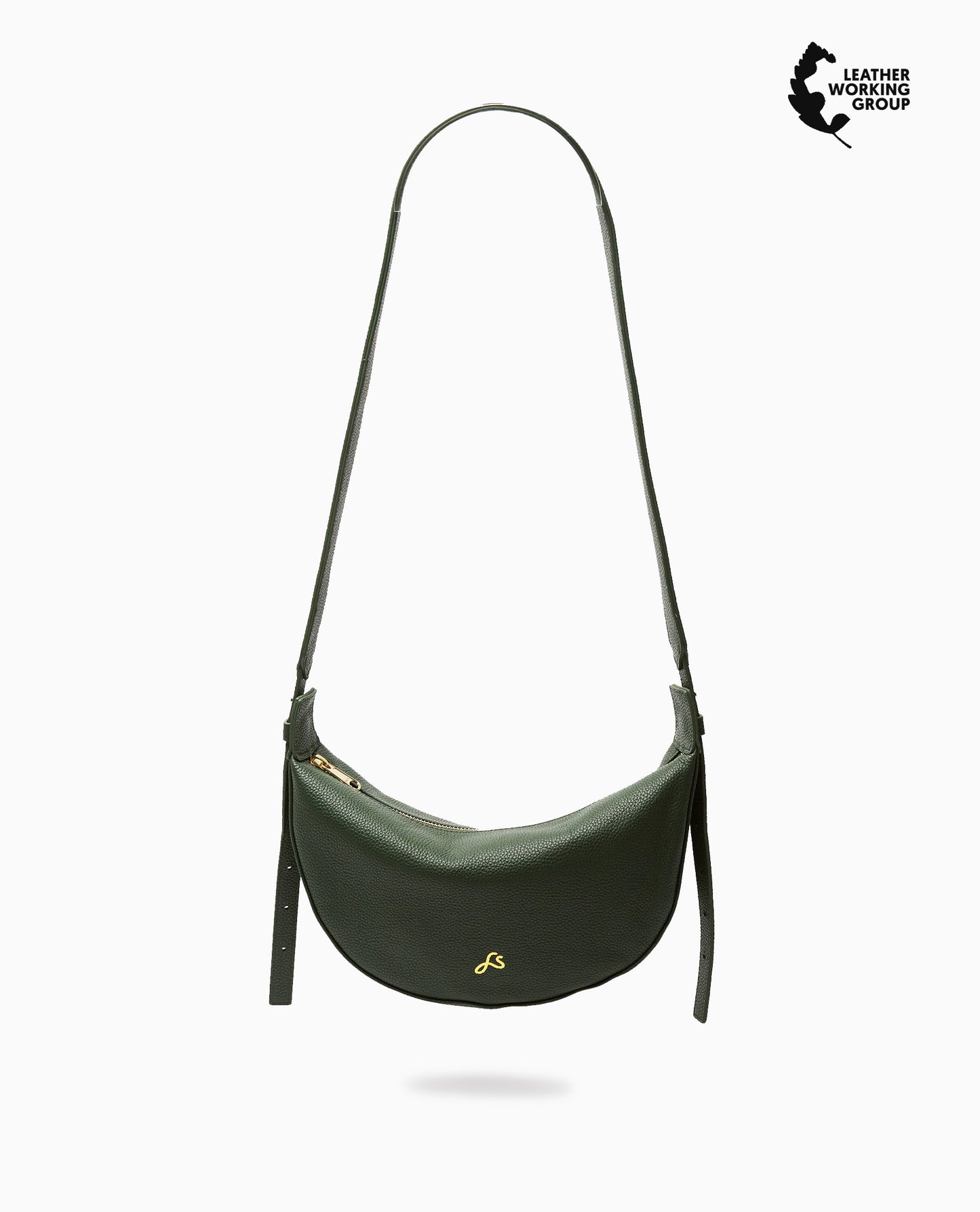 relove - Olive Orla Sustainable Leather Crossbody Bag