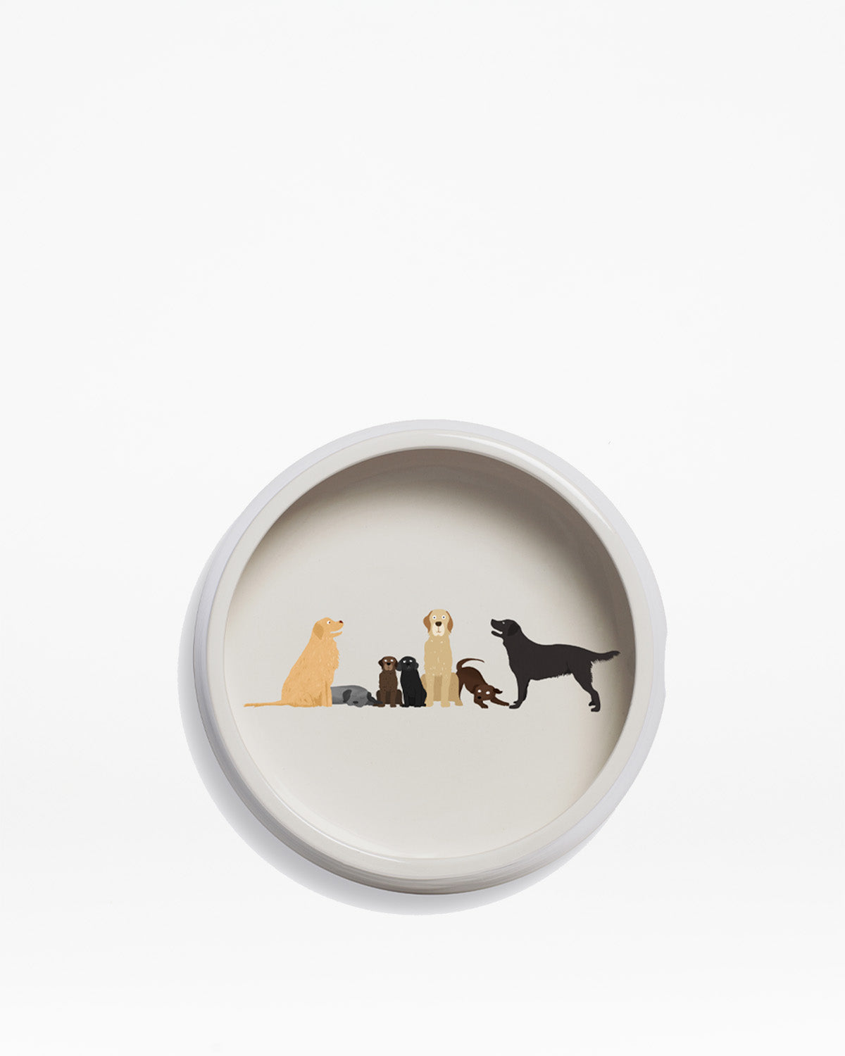 Dog Bowl and Treat Jar Set