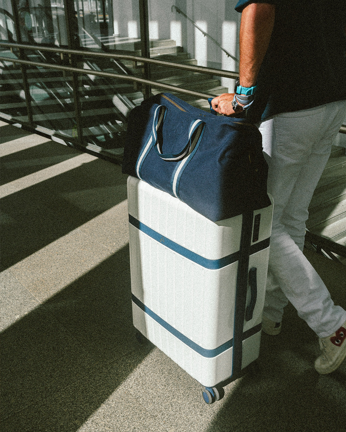 Nova Checked Suitcase