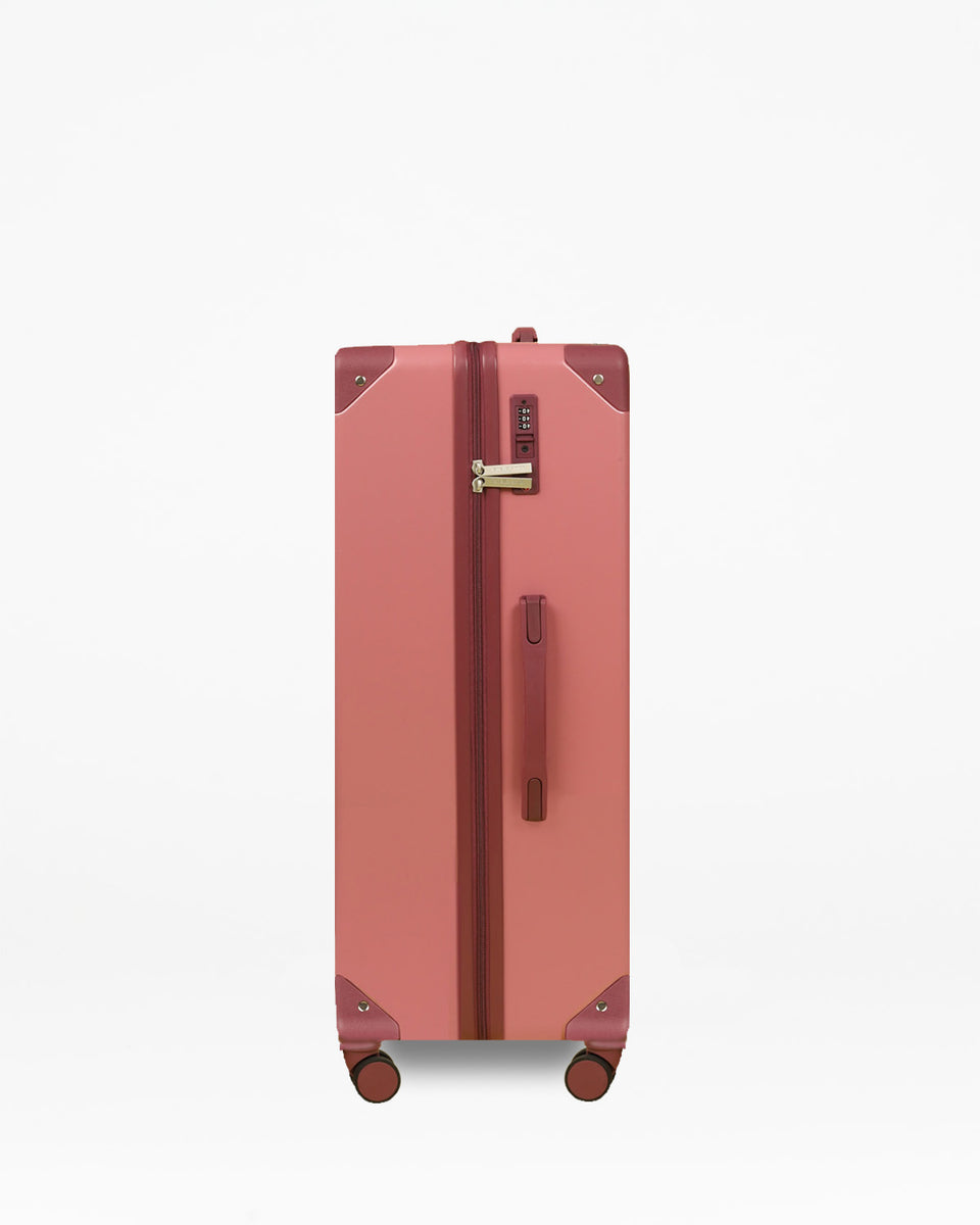 Pink hardside luggage online