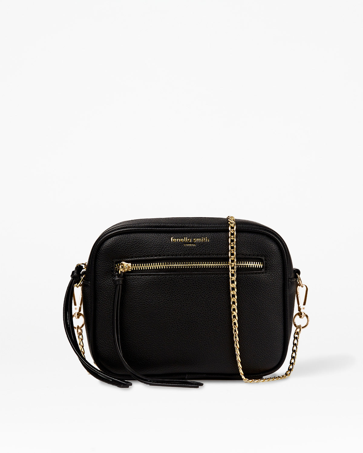 Vegan Women's Black Crossbody Bag UK | Fenella Smith – Fenella Smith London