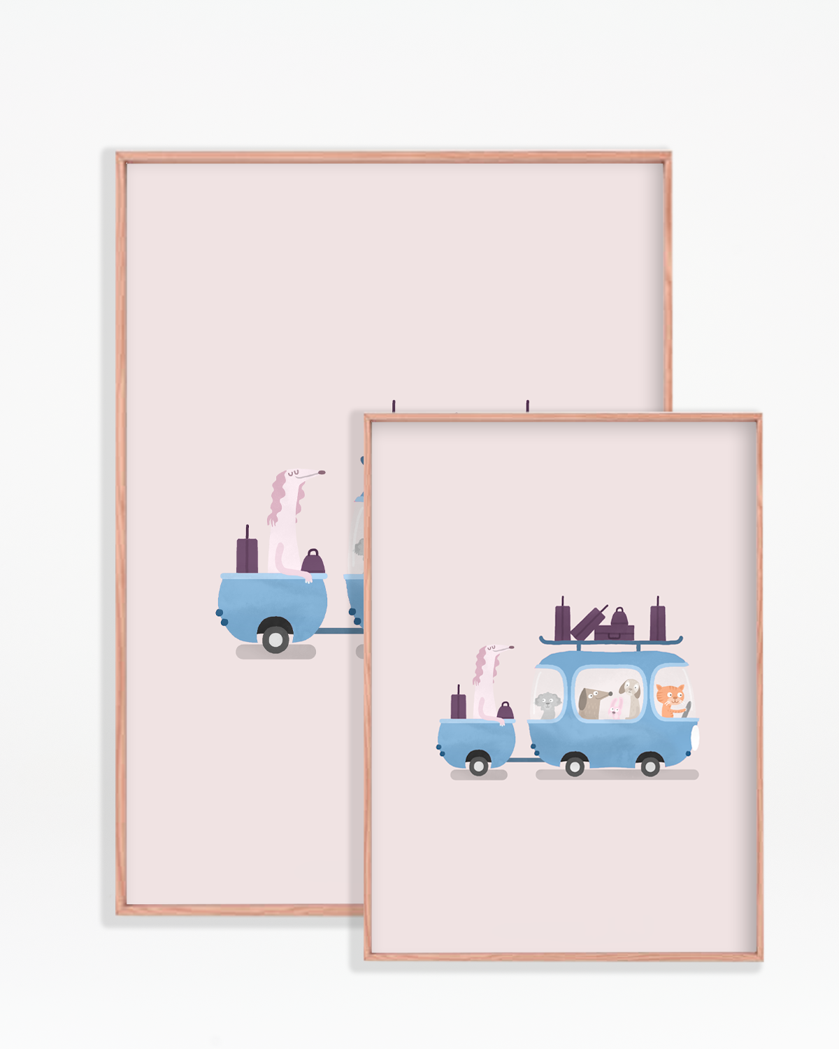 The Cozy Caravan Wall Print