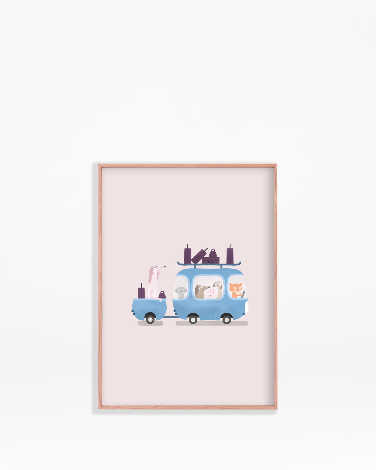 The Cozy Caravan Wall Print