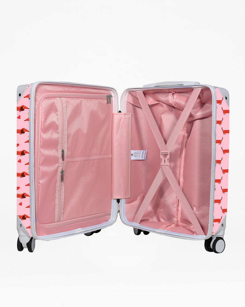 Dachshund in Love Kids Case Suitcase: 21 inch