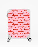 Dachshund in Love Kids Case Suitcase: 21 inch
