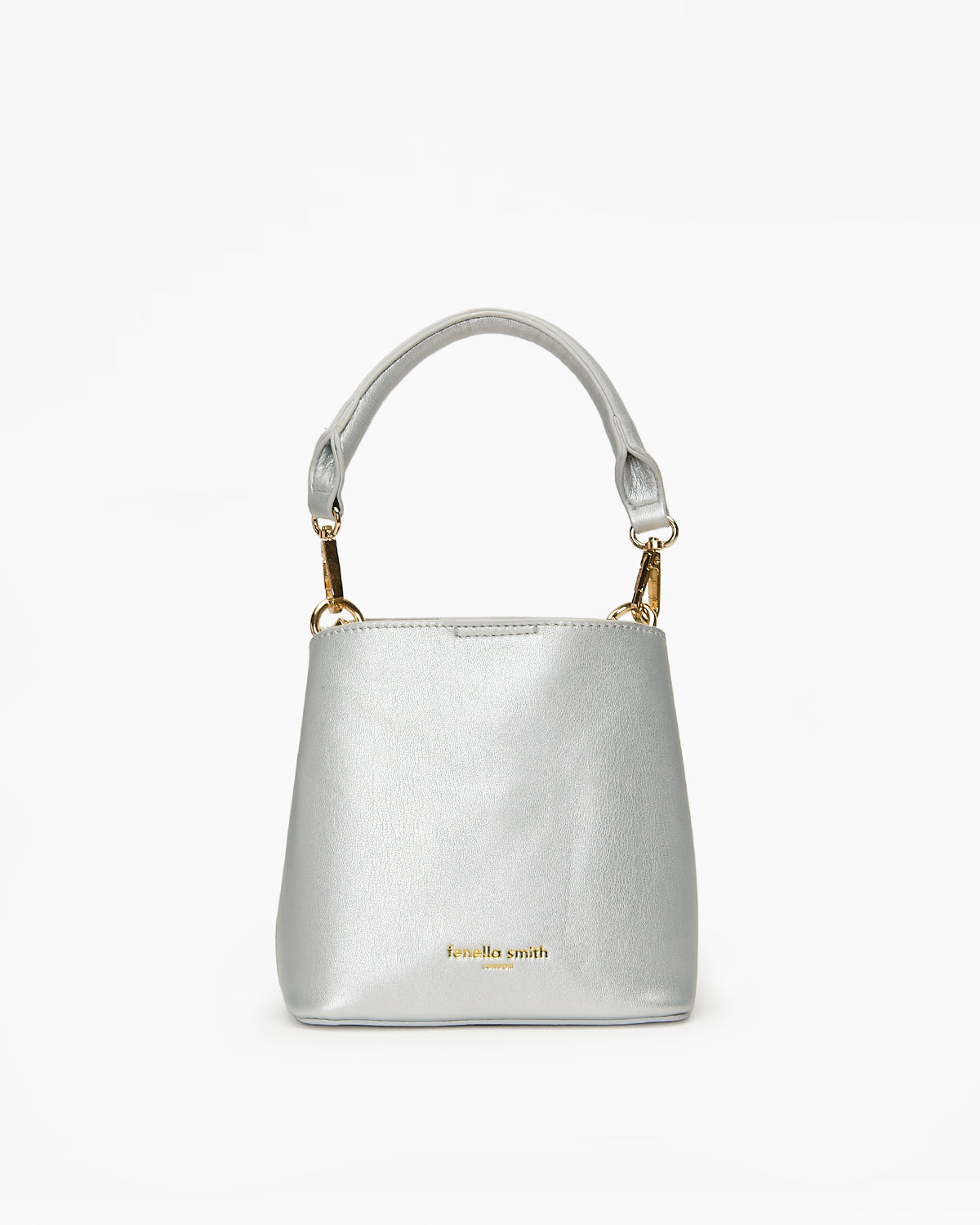 Silver Mini Mimi Bucket Bag