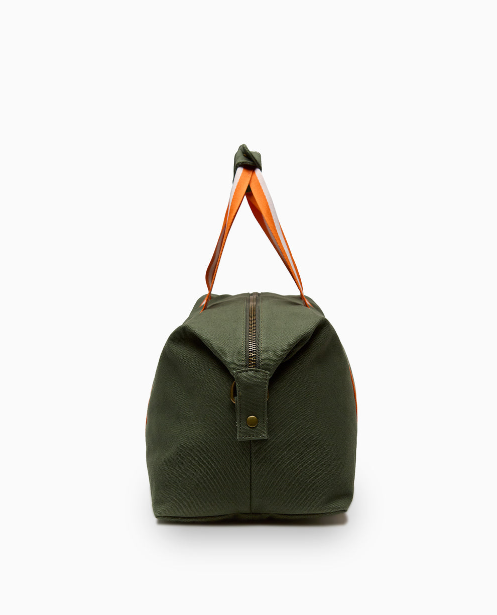 Olive Bass Run Quilted Duffle Bag NCU0LDH576