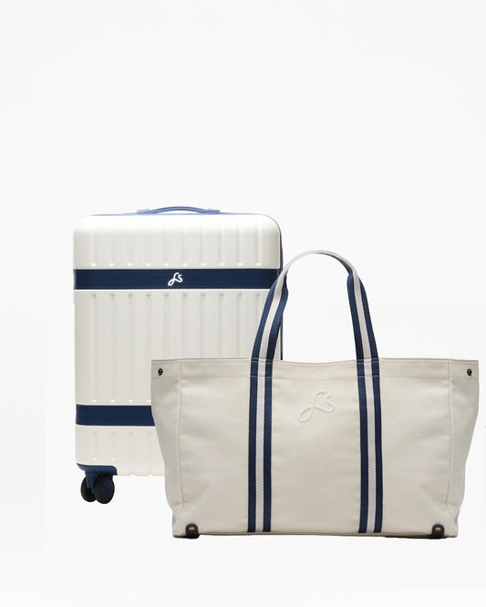 Nova Carry On Suitcase and Naia Beach Bag Set