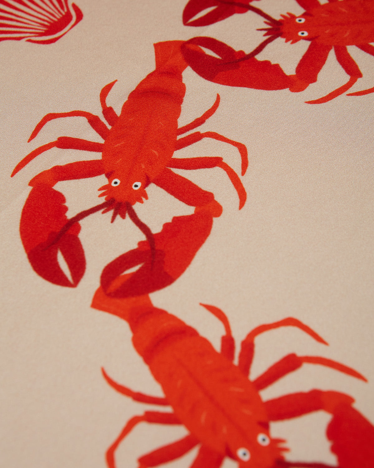 Lobster & Shell Silk Scarf
