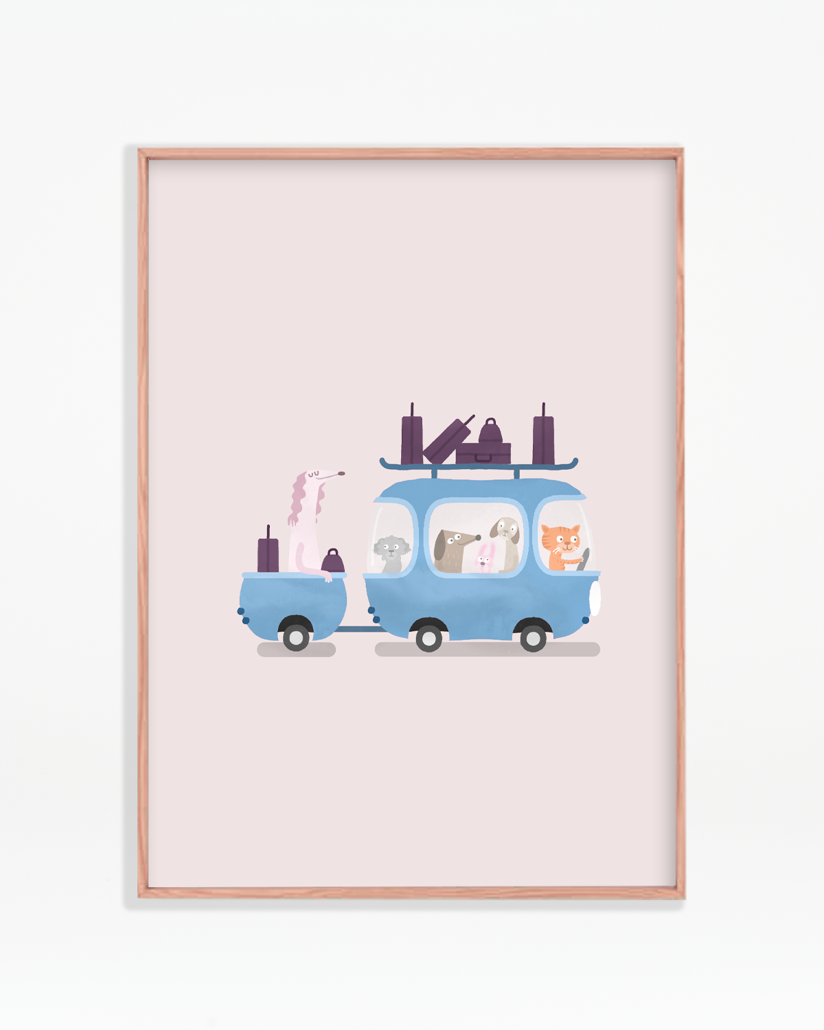 The Cozy Caravan Wall Print